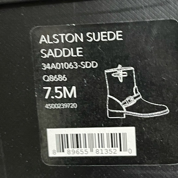 COACH ALSTON Suede Saddle Bootie - Size 7.5 New in Box - Never worn! - Picture 3 of 3